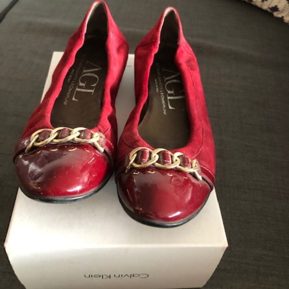 AGL Italian Leather Flat shoes
